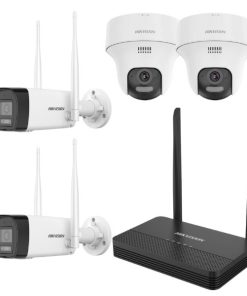 Bộ KIT WIFI 4 camera 4MP - Mix Trong Nhà Và Ngoài Trời