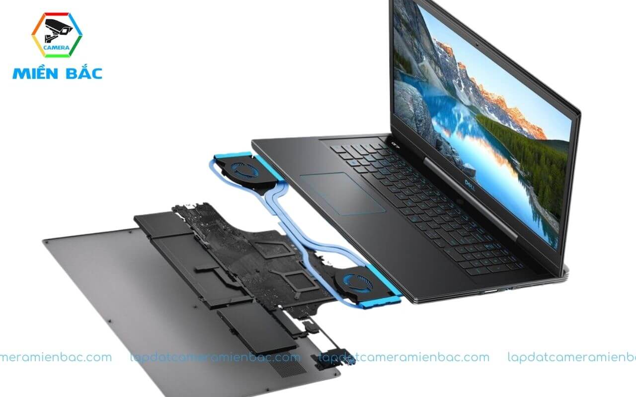 Hệ thống tản nhiệt hiệu quả của Laptop Dell G7