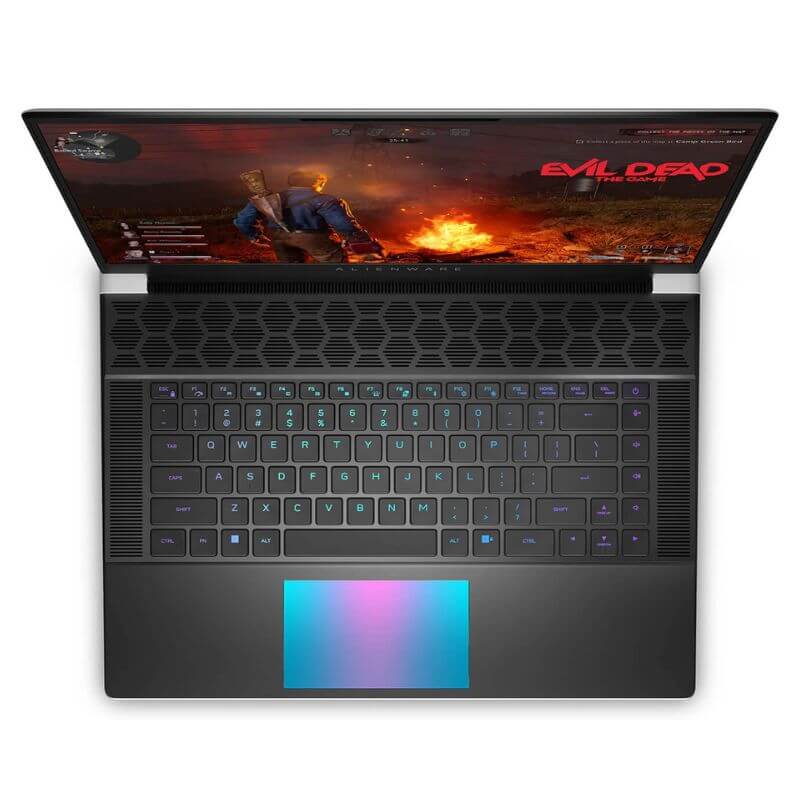 Laptop Dell Alienware x16 mặt trên Laptop Dell Alienware x16 mặt trên