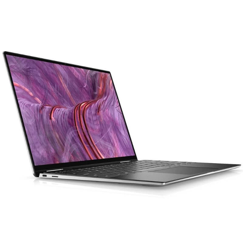 Laptop Dell XPS 13 9310 2in1 mặt trước bên trái Laptop Dell XPS 13 9310 2in1 mặt trước bên trái