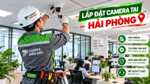 lắp camera công ty tại Hải phòng